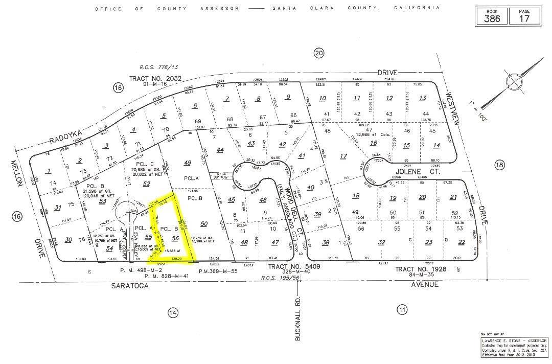 00000 Saratoga Avenue, SARATOGA, California 95070, ,Lots And Land,For Sale,Saratoga Avenue,40966437