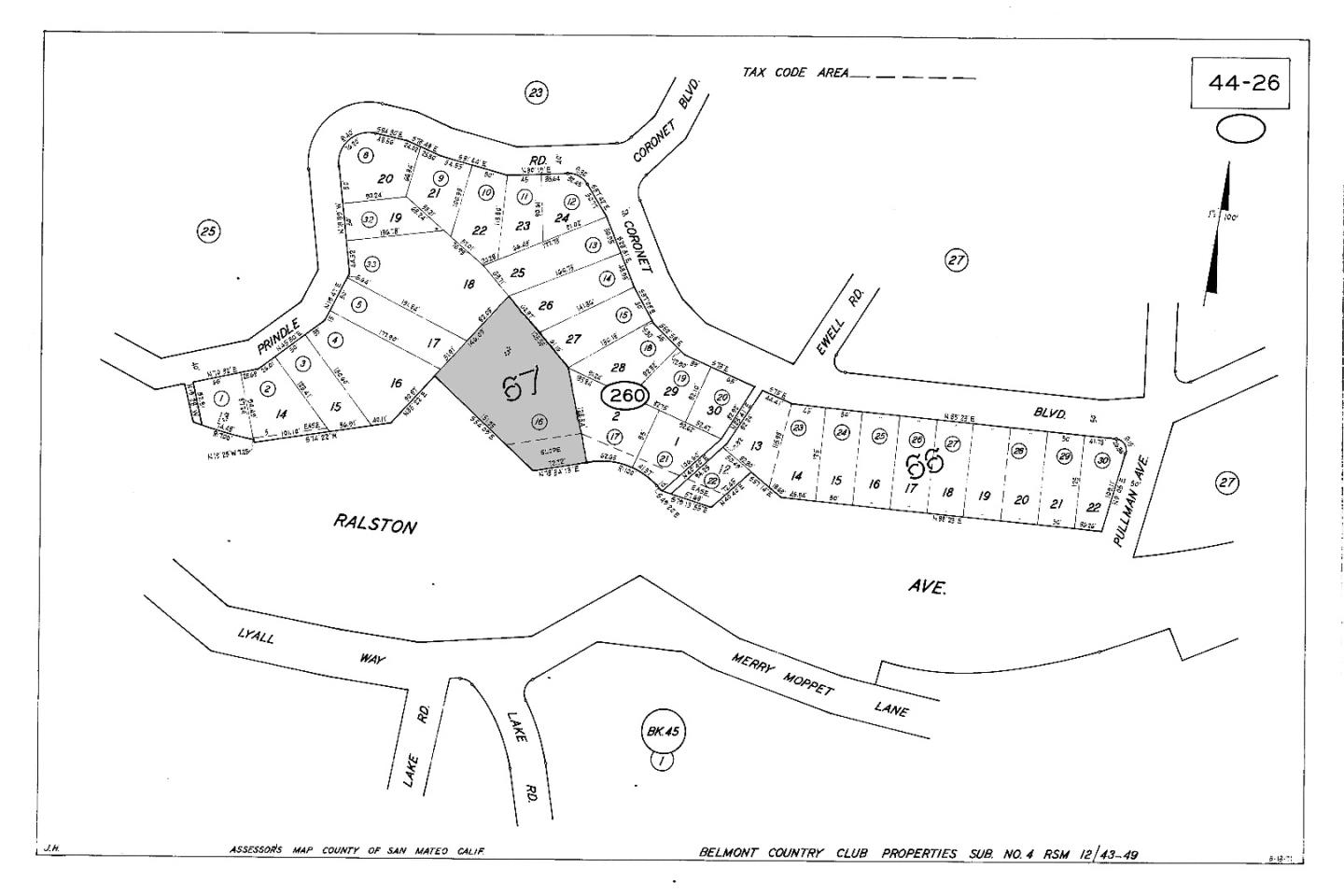 0 Ralston Avenue, BELMONT, California 94002, ,Lots And Land,For Sale,Ralston Avenue,40966390