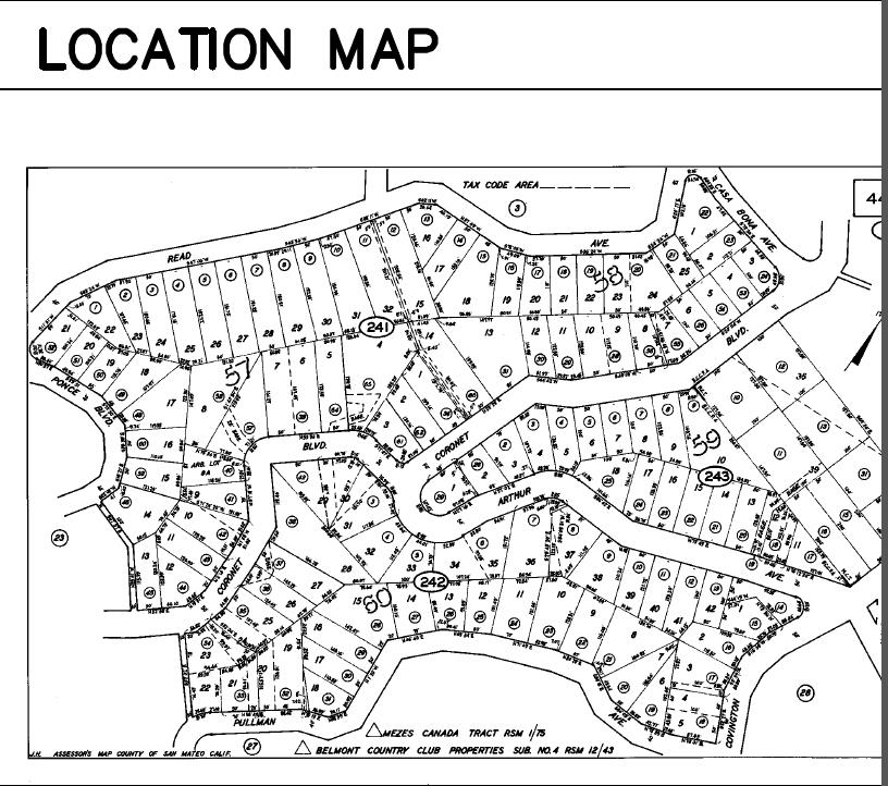 00 Arthur Avenue, BELMONT, California 94002, ,Lots And Land,For Sale,Arthur Avenue,40966394