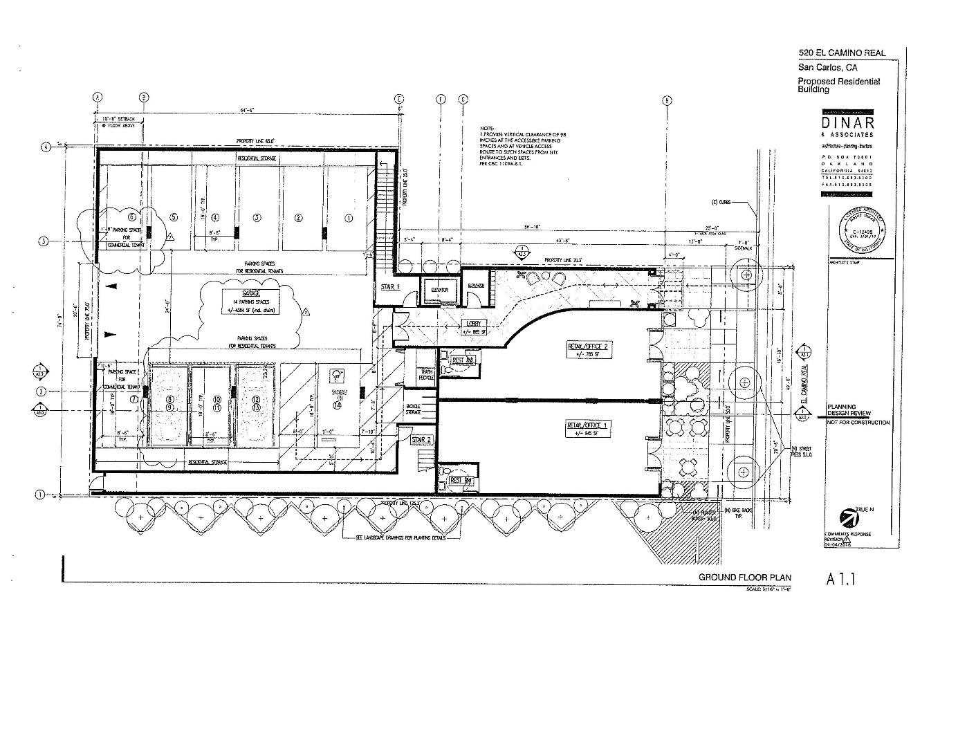 520 El Camino Real, SAN CARLOS, California 94070, ,Lots And Land,For Sale,El Camino Real,40966341
