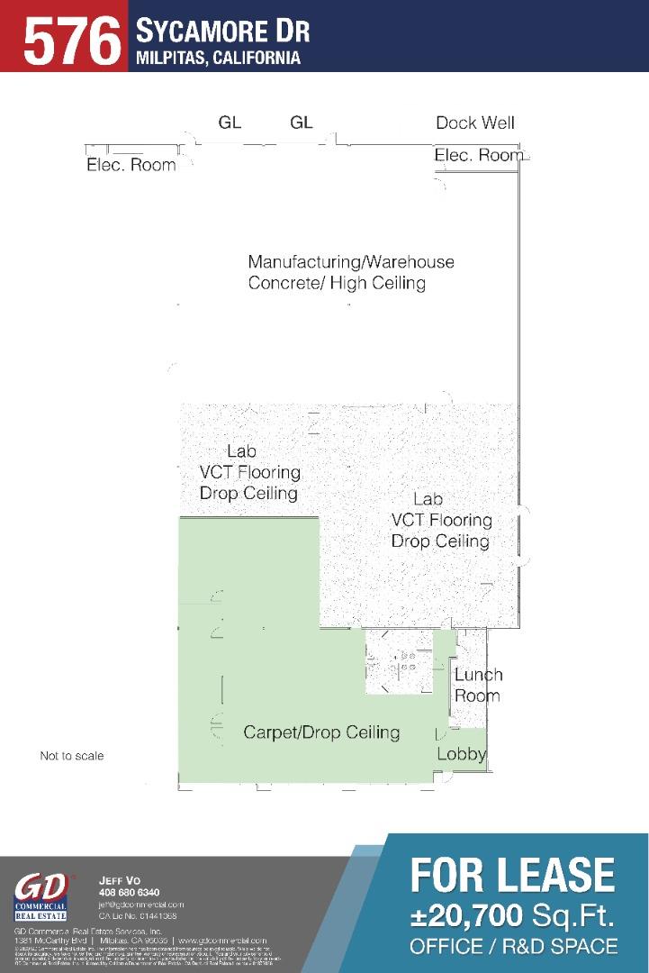 550-576 Sycamore Drive, MILPITAS, California 95035, ,Comm Industrial For Lease,For Rent,Sycamore Drive,40965416