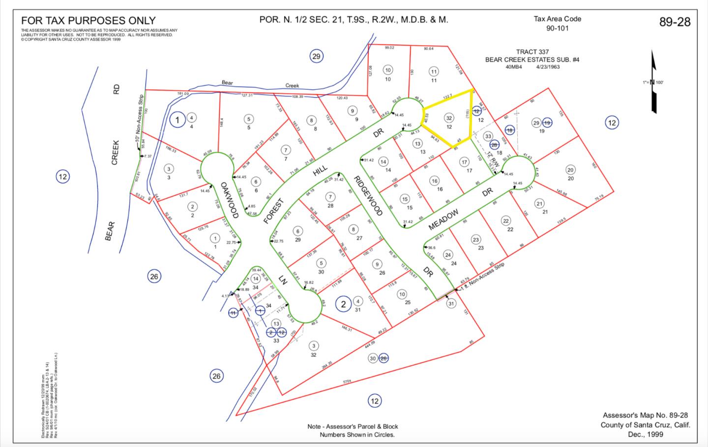 15971 Forest Hill Drive, BOULDER CREEK, California 95006, ,Lots And Land,For Sale,Forest Hill Drive,40963062