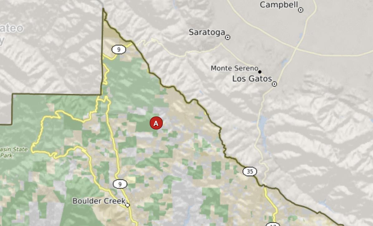 089-011-04 Skyview Road, BOULDER CREEK, California 95006, ,Lots And Land,For Sale,Skyview Road,40965310