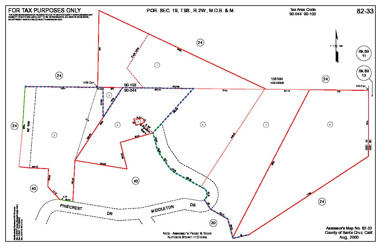 950 Middleton Drive, BOULDER CREEK, California 95006, ,Lots And Land,For Sale,Middleton Drive,40963204