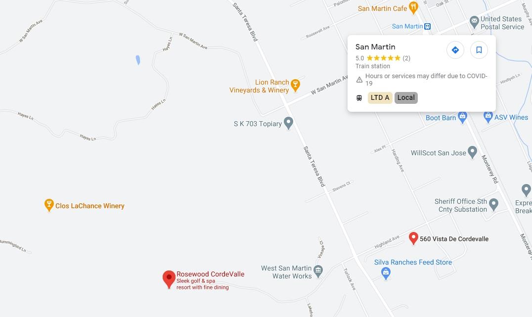 560 Vista De Cordevalle, SAN MARTIN, California 95046, ,Lots And Land,For Sale,Vista De Cordevalle,40961695