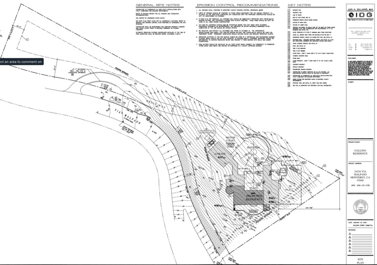 24254 Via Malpaso, MONTEREY, California 93940, ,Lots And Land,For Sale,Via Malpaso,40963849