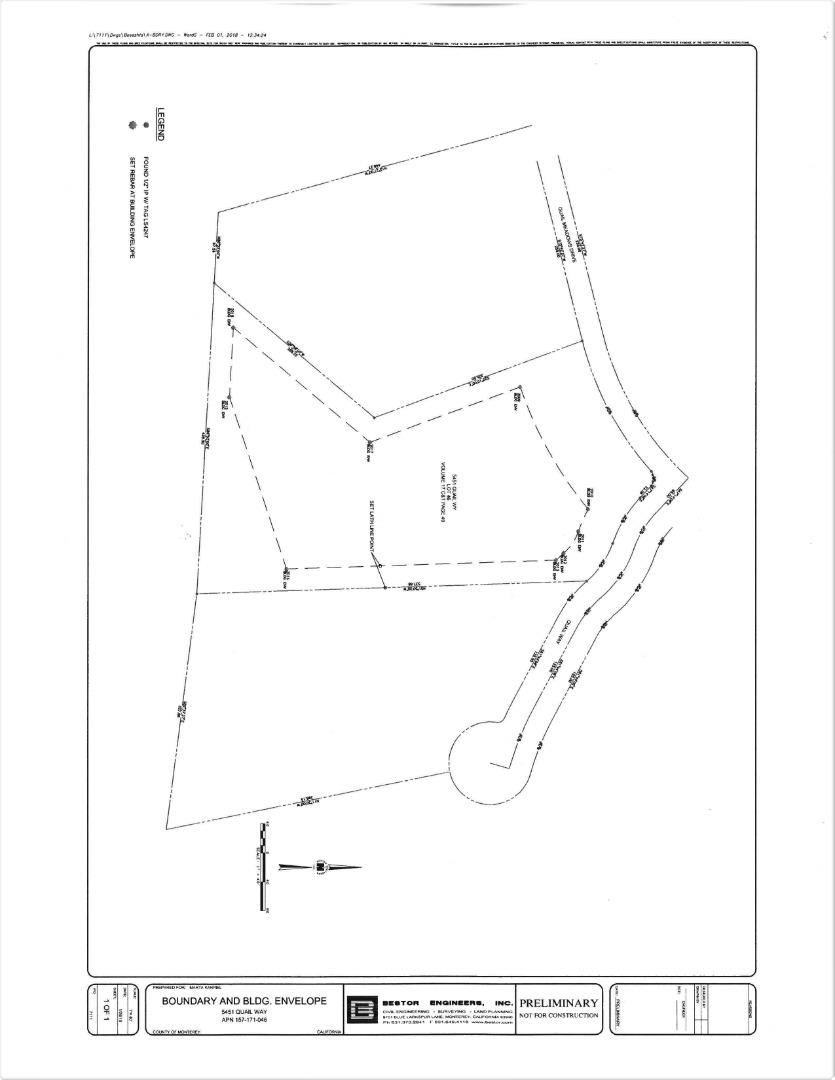 5451 Quail Way, CARMEL, California 93923, ,Lots And Land,For Sale,Quail Way,40962175
