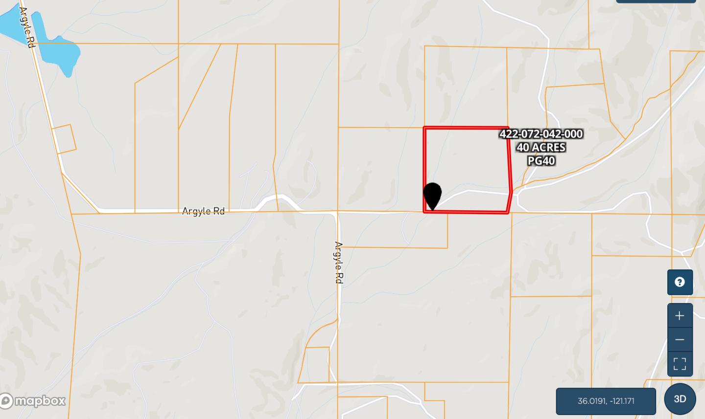 62941 Argyle Road, KING CITY, California 93930, ,Lots And Land,For Sale,Argyle Road,40961964