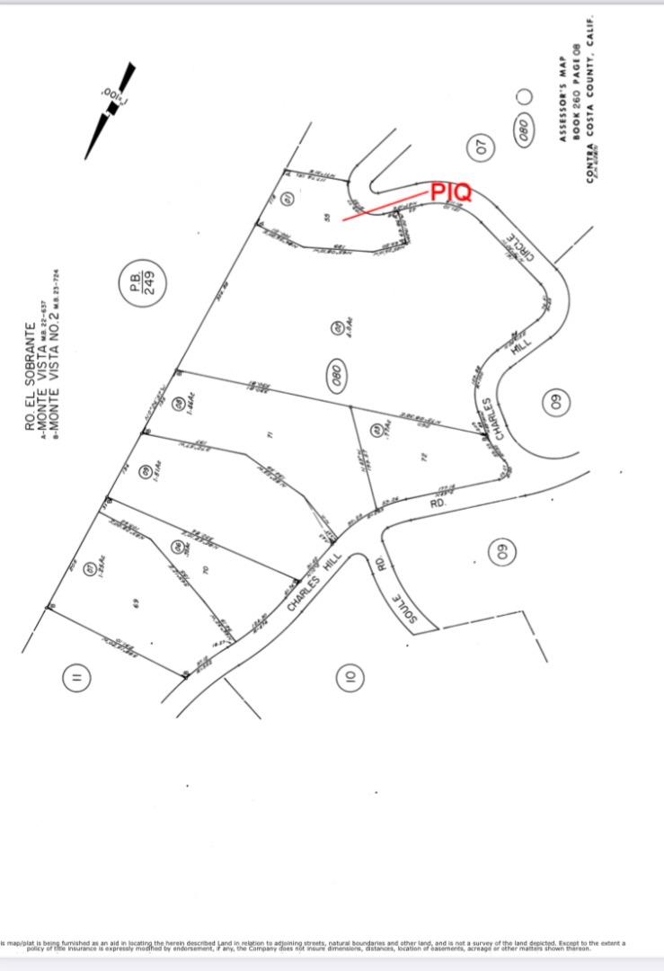 42 Charles Hill Circle, ORINDA, California 94563, ,Lots And Land,For Sale,Charles Hill Circle,40963179