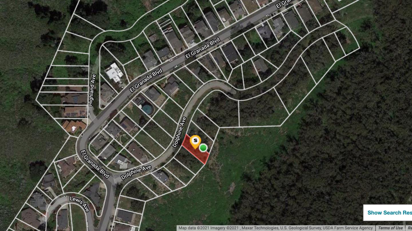 0 Dolphine Avenue, EL GRANADA, California 94018, ,Lots And Land,For Sale,Dolphine Avenue,40962388