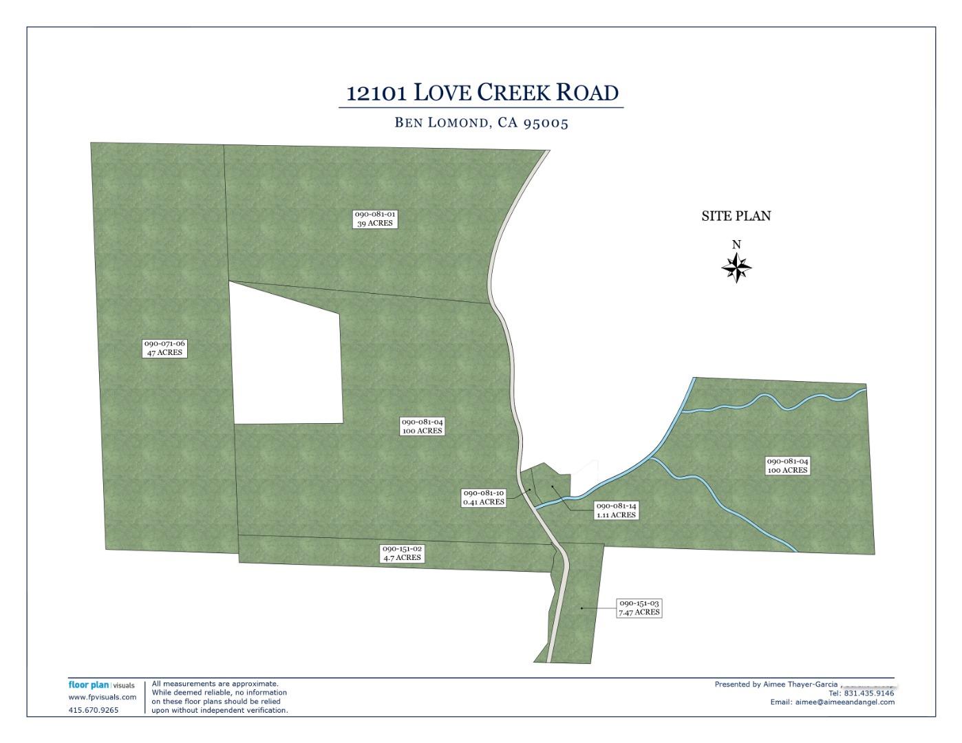 12101 Love Creek, BEN LOMOND, California 95005, ,Lots And Land,For Sale,Love Creek,40963626
