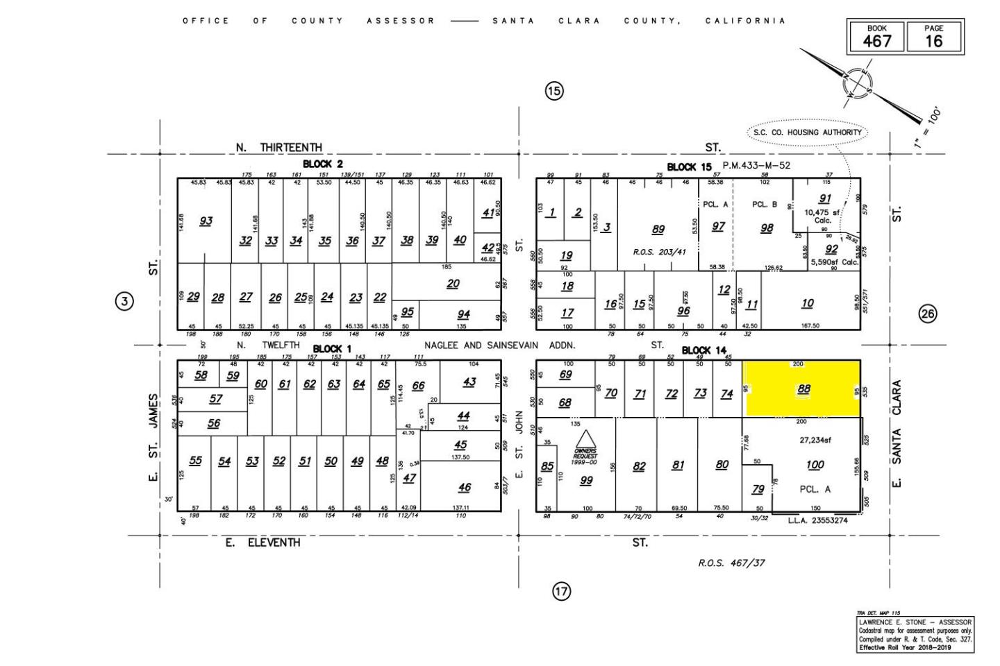 535 Santa Clara Street, SAN JOSE, California 95112, ,Lots And Land,For Sale,Santa Clara Street,40964118