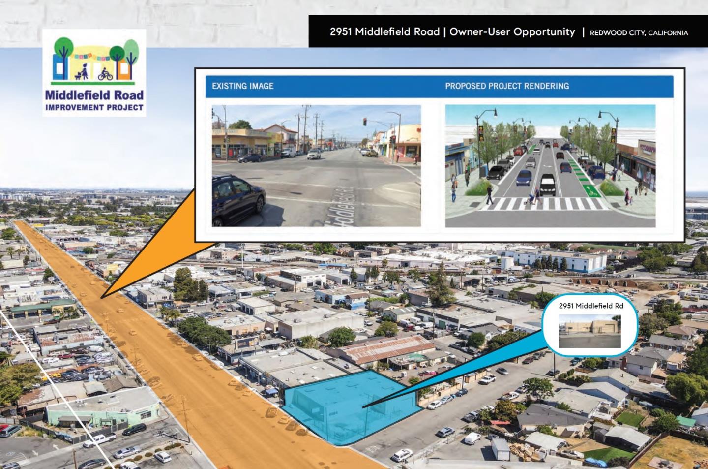 2951 Middlefield Road, REDWOOD CITY, California 94063, ,Comm Industrial For Sale,For Sale,Middlefield Road,40964788