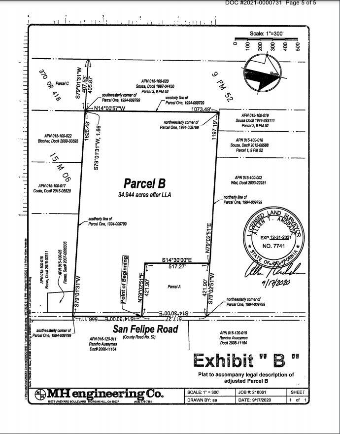 0 San Felipe Road, HOLLISTER, California 95023, ,Lots And Land,For Sale,San Felipe Road,40965049