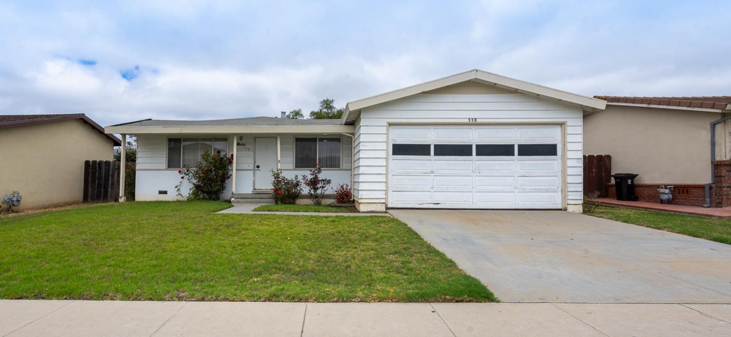 113 Saint Francis Way, Salinas, CA 93906 3 Beds 1 Baths (Sold