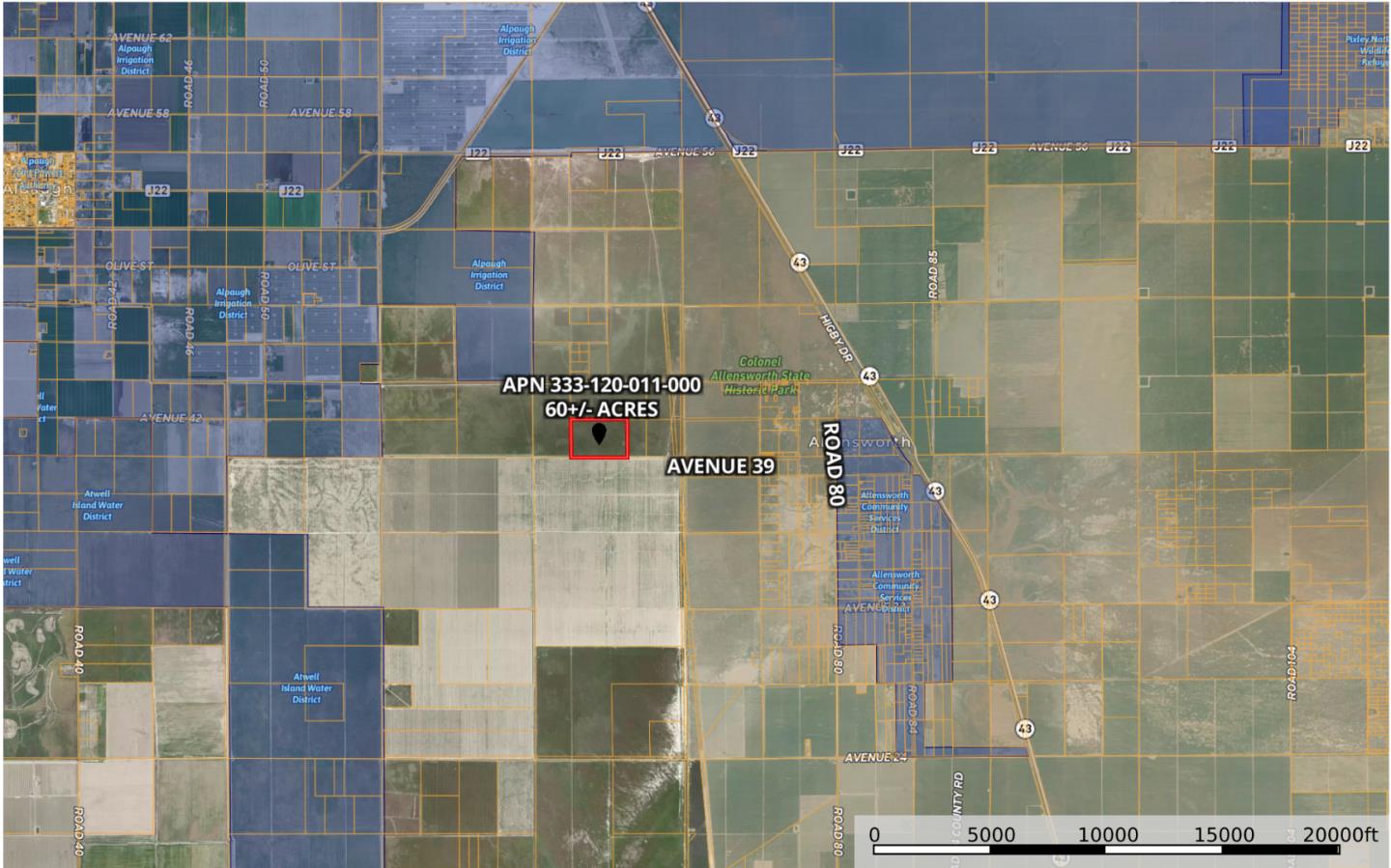 00 Road 80, EARLIMART, California 93219, ,Comm Lots And Land,For Sale,Road 80,40965203