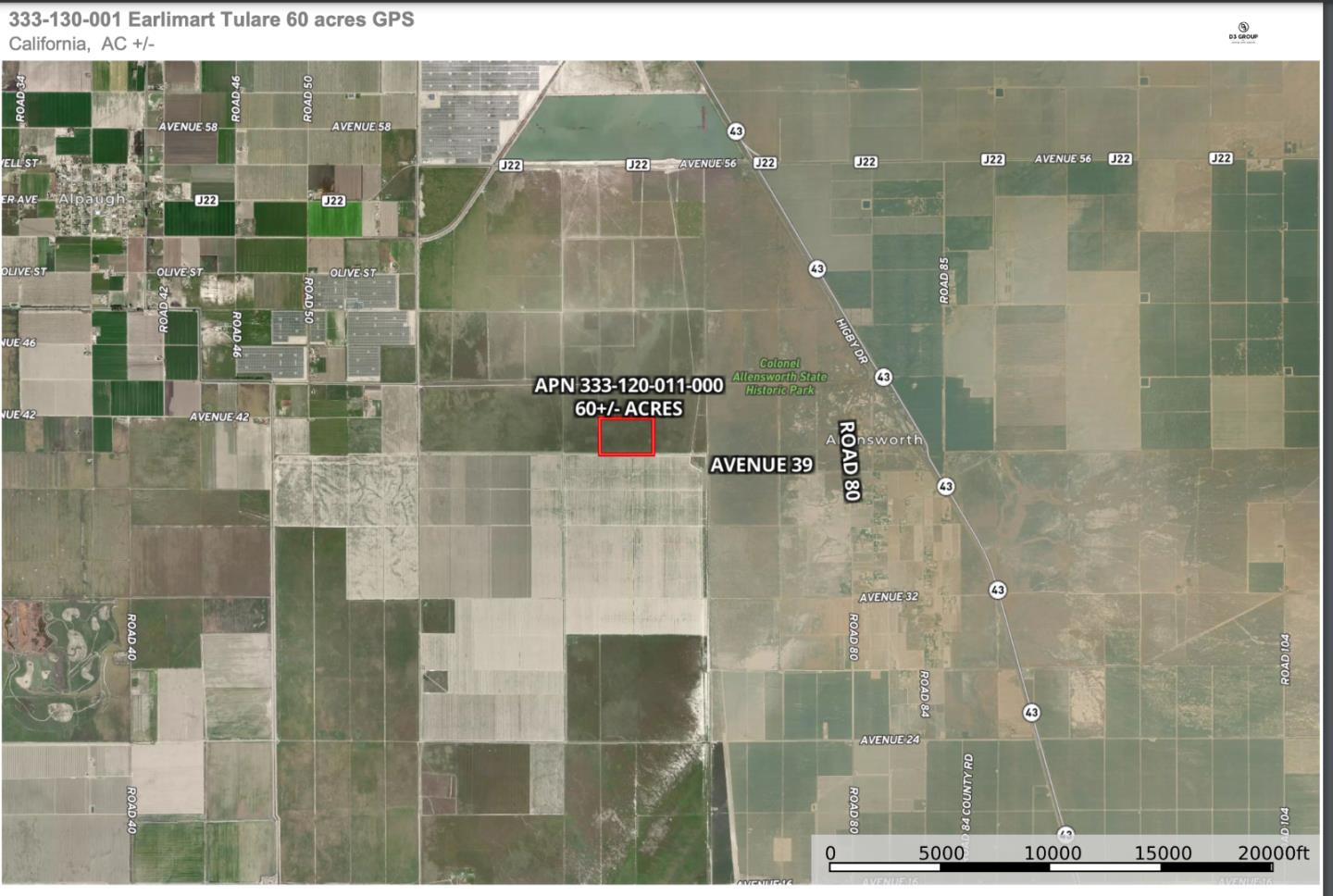 00 Road 80, EARLIMART, California 93219, ,Comm Lots And Land,For Sale,Road 80,40965203