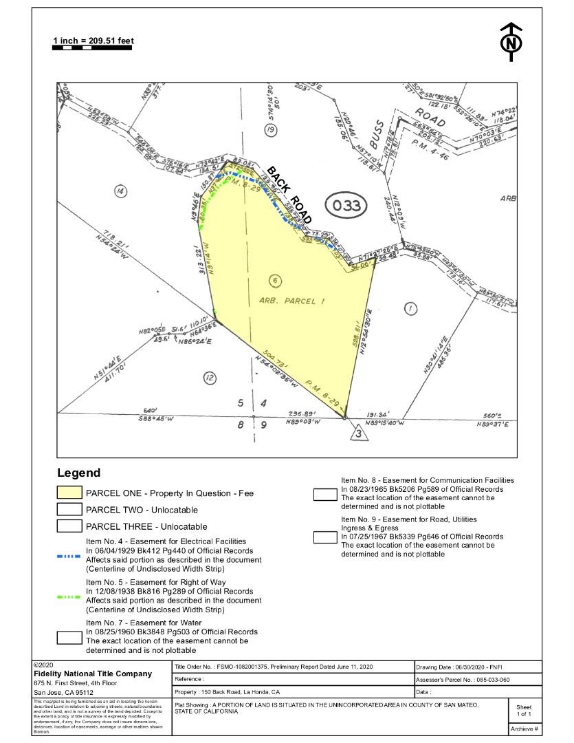 00 Back Road, LA HONDA, California 94020, ,Lots And Land,For Sale,Back Road,40965388