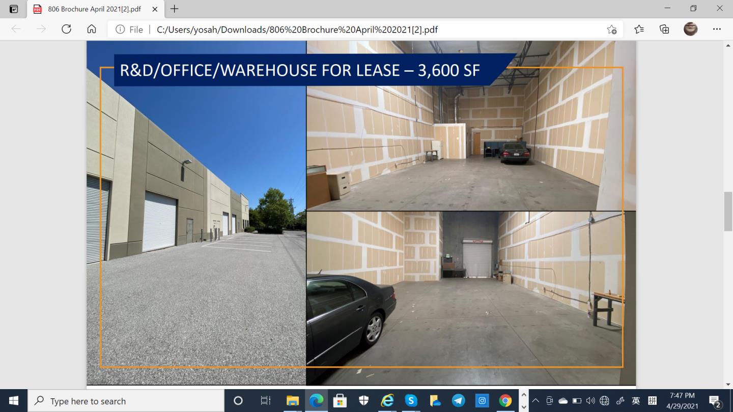 1292 Kifer, SANTA CLARA, California 95050, ,Comm Industrial For Lease,For Rent,Kifer,40965687