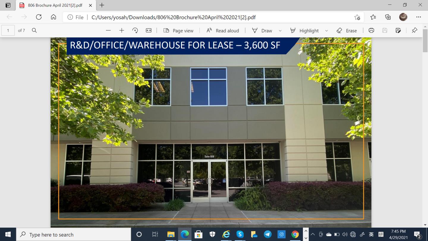 1292 Kifer, SANTA CLARA, California 95050, ,Comm Industrial For Lease,For Rent,Kifer,40965687