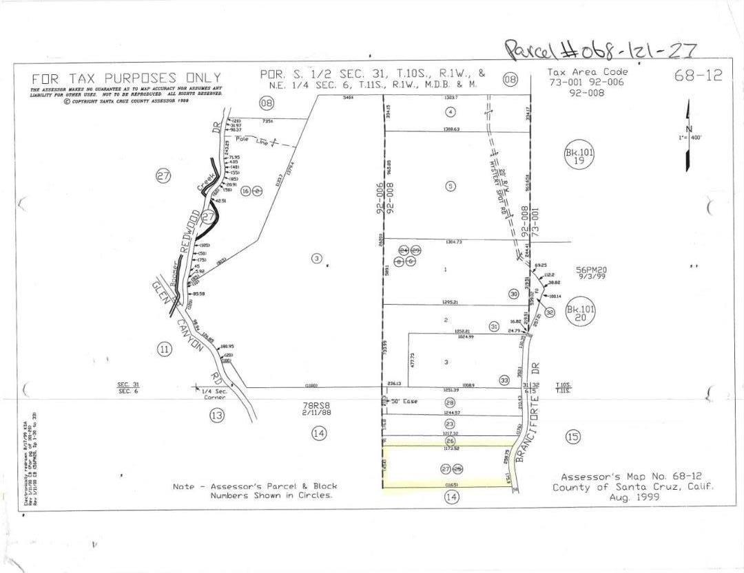 1555 Branciforte Drive, SANTA CRUZ, California 95065, ,Lots And Land,For Sale,Branciforte Drive,40967465