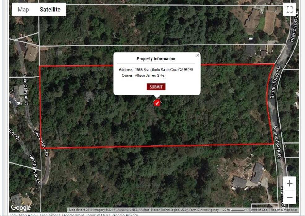 1555 Branciforte Drive, SANTA CRUZ, California 95065, ,Lots And Land,For Sale,Branciforte Drive,40967465