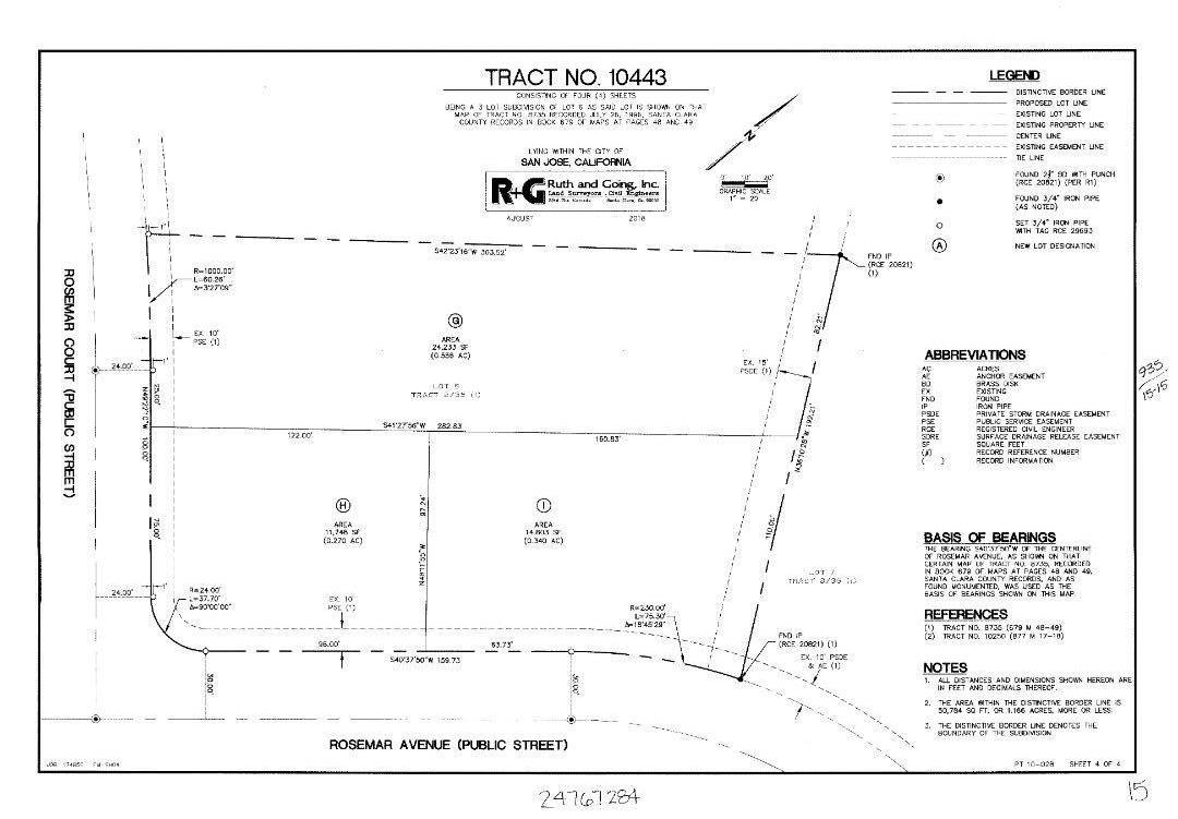 802 Rosemar Court, SAN JOSE, California 95127, ,Lots And Land,For Sale,Rosemar Court,40969846