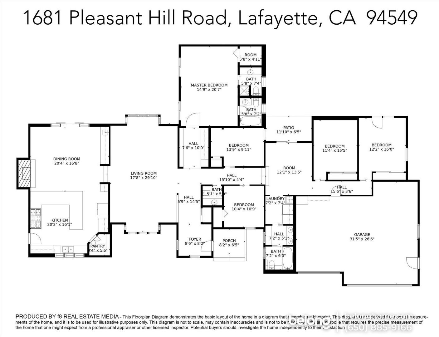 1681 Pleasant Hill Rd, Lafayette, CA 94549 - 5 Beds | 3/1 Baths (Sold