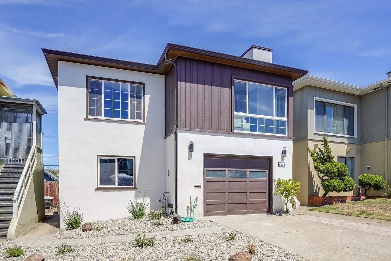This beautifully remodeled home is situated in an ideal Westlake Highlands location, enjoying easy access to picturesque coastline, and an abundance of nearby amenities. Featuring a flexible floorplan perfect for multigenerational families and work-from-home arrangements, with 2BD/2BA plus den downstairs (including primary bedroom), and 2BD/1BA plus a spacious kitchen/dining/living room combo upstairs. The kitchen has been updated with pristine white finishes, quartz countertops, 5-burner stove, tile backsplash and soft-close shaker cabinets. The living room boasts a stunning floor-to-ceiling tile fireplace and large picture windows drawing in natural light. All 3 bathrooms have been tastefully updated with sleek new vanities, stunning tile flooring and luxurious showers. Outside, an expansive paver patio and yard provide a serene setting to enjoy backyard BBQ's, host guests or simply relax.