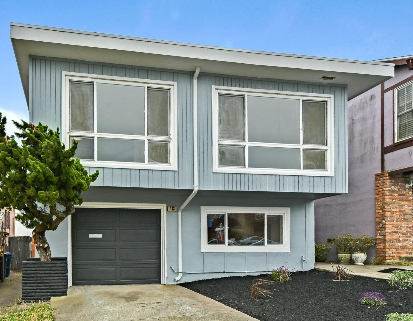 This elegant single family home sits on the very highly desirable St. Francis neighborhood of Daly City! Upon entrance you are warmly greeted by fresh paint, a newly remodeled kitchen, and an inviting living room with extensive natural light. This property boasts 3b/2ba on the upstairs portion of the property. Downstairs you'll find another bathroom, bedroom and a bonus room that provides additional flexibility! Conveniently located close to shopping, grocery, restaurants, and freeway. Easy access to San Francisco & Silicon Valley.