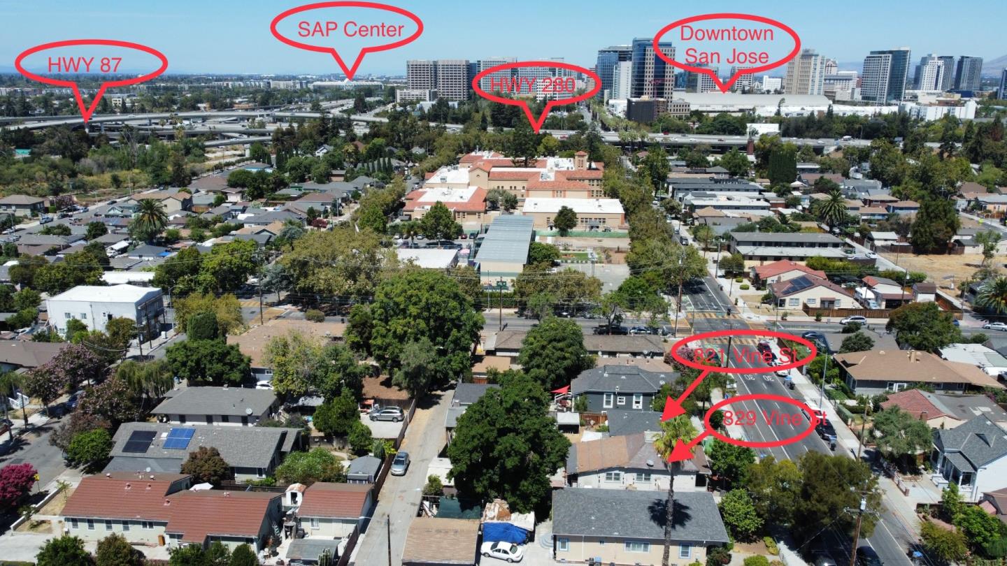 821 829 Vine St, San Jose, CA 95110 Beds Baths (Sold) ML81904023 MLSL