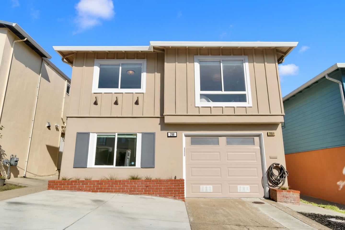 Welcome home to this beautiful & spacious 2-level SFH w/ attached ADU in Daly City. Enjoy the open floor plan w/ meticulous updates such as double pane windows, tankless water heater, 2 high-efficiency furnaces, recessed lighting & crown molding. Relax by the large living room windows that offer views of the SF Bay & Golden Gate Bridge. Kitchen w/ quality wood cabinets, quartz counters, bar seating & plenty of storage space. Down the hall, there are 3 spacious beds & 2 baths. Hallway bath w/ tub & primary bed ensuite w/ stand-in shower, the perfect combination. Downstairs, there is a bonus room w/ a full bath. ADU features 2 spacious beds, 1 full bath, living room w/ dining area & full kitchen. Enjoy the private backyard w/ patio & deck, great for outdoor dining, lounging & BBQ w/ your family & friends. 1-car garage parking & 2-car parking on the widened driveway. Enjoy the close proximity of many different food options, grocery stores & shopping at Serramonte Center.
