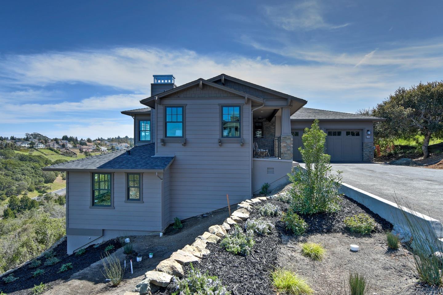 This new custom built executive home boasts incredible views from nearly every room setting the stage for gracious living and entertaining. Thoughtfully designed and quality built on a cul-de-sac that backs up to acres of open space! The grand entry leads to a beautifully appointed formal living room and inviting dining area. The gourmet kitchen features a walk-in pantry, large center island with breakfast bar that opens to the inviting covered porch enhanced by incredible views! Elegant family room with vaulted ceiling, large picture windows and fireplace. Perfectly placed laundry room/mudroom located off the attached oversized 2-car garage. Tucked off the entrance is a gracious and private guest suite and a conveniently placed half bathroom. Downstairs is the grand master suite with spa-like bathroom and large walk-in closet. Two additional bedrooms share a full hall bathroom. Conveniently located near restaurants, shopping and major streamlined commute routes.